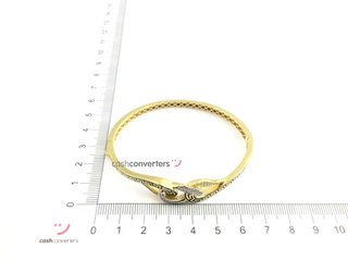 brazalete oro 18k con piedra