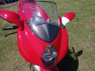 MV Agusta F4 Moto Deportiva Roja/Plata