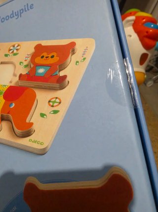 Puzzle Djeco Woodypile +12m nuevo