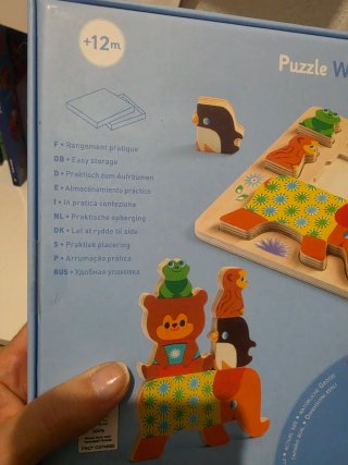Puzzle Djeco Woodypile +12m nuevo