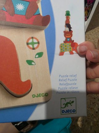 Puzzle Djeco Woodypile +12m nuevo