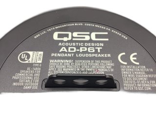 altavoz empotrable qsc ad-p6t
