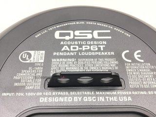 altavoz empotrable qsc ad-p6t