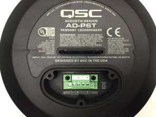 altavoz empotrable qsc ad-p6t