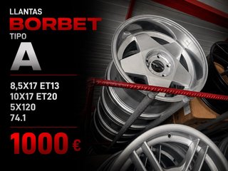 Llantas Borbet Tipo A 17 5x120