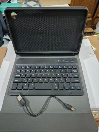 Funda con teclado para Galaxy Tab A9/A11