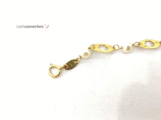 esclava oro 18k con piedra