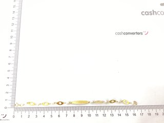 esclava oro 18k con piedra