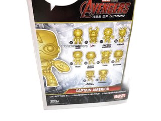 figura accion funko captain america gold chrome