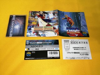 FATAL FURY REAL BOUT 2 NEOGEO CD SPINE CARD + REG