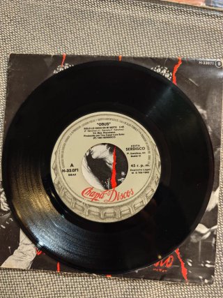 OBUS Lote 2 discos single vinilo 7" 45 rpm