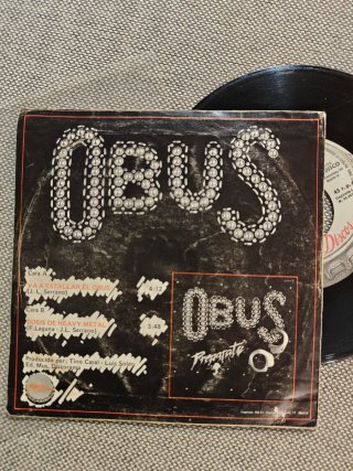 OBUS Lote 2 discos single vinilo 7" 45 rpm