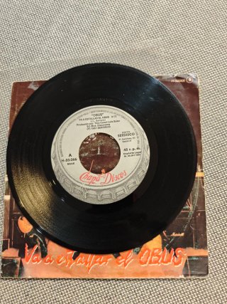 OBUS Lote 2 discos single vinilo 7" 45 rpm