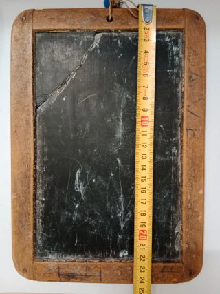 Pizarra antigua de madera