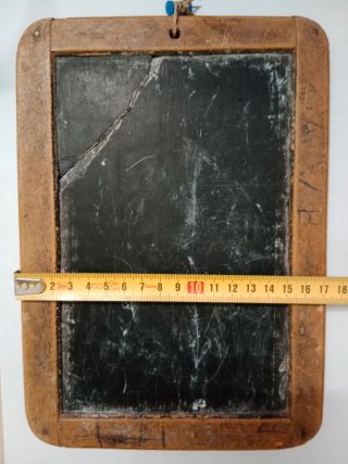 Pizarra antigua de madera