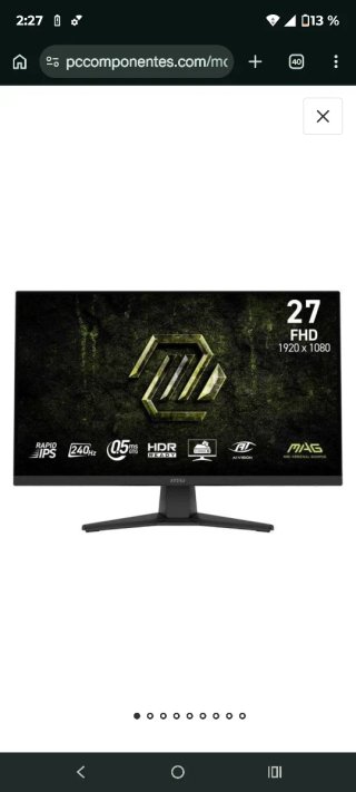 Pc Gaming con Pantalla 240Hz