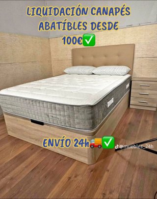 Canapés y colchónes abatibles nuevos liquidación