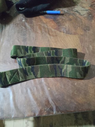 Cinturón militar boscoso elástico