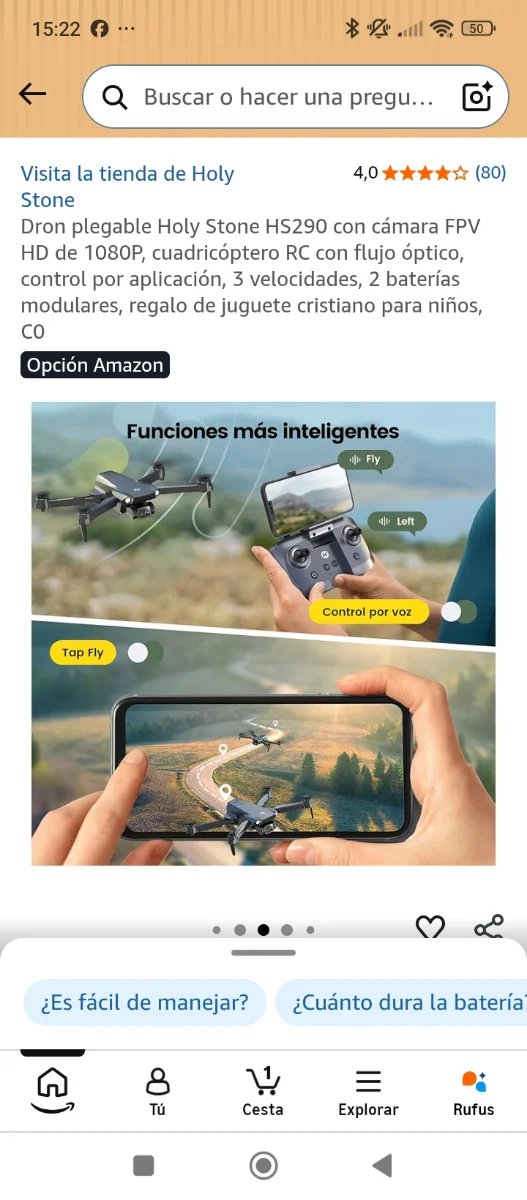 Dron plegable Holy Stone HS290 con cámara FPV HD de 1080P, cuadricóptero RC con flujo óptico, control por aplicación, 3 velocidades, 2 baterías modulares, regalo de juguete cristiano para niños, C0 Dron plegable Holy Stone HS290 con cámara FPV HD de 1080P, cuadricóptero RC con flujo óptico, control por aplicación, 3 velocidades, 2 baterías modulares, regalo de juguete cristiano para niños, C0