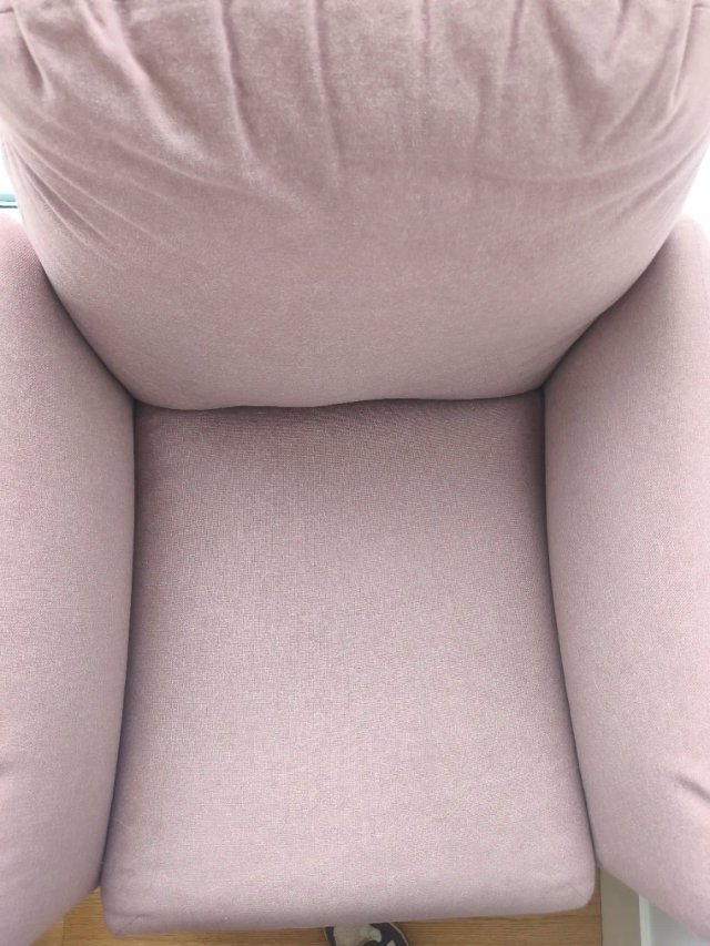 Sillón reclinable rosa/malva - Entrega incluida