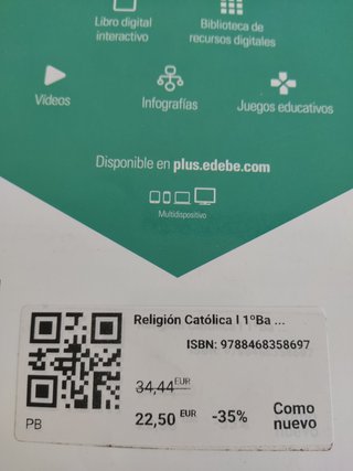 Religión Católica 1ºBach - 9788468358697