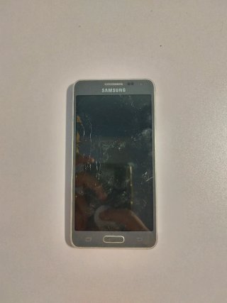 (roto) Samsung Galaxy Alpha (G850F) Plata