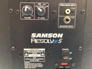 monitor estudio samson resolv se5