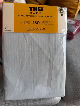 Sábana Bajera 180x200 Algodón 100%
