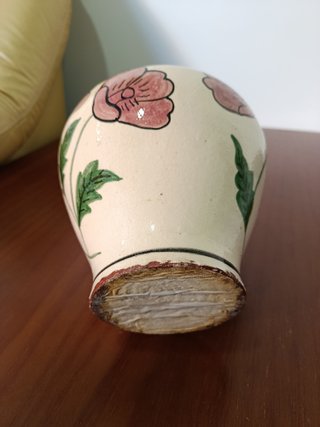 Pote de Barro Pintado à Mão