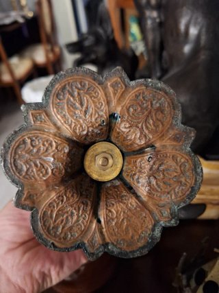 Relicario Gótico Bronce Dorado