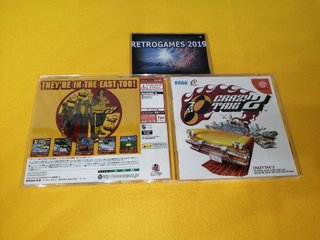 CRAZY TAXI 2 SEGA DREAMCAST SPINE CARD + REG