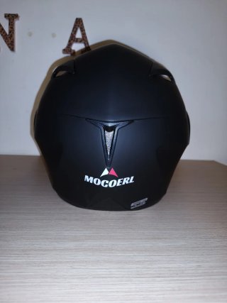 Casco de moto MOCOERL negro talla xl