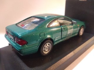 MERCEDES CLK 320 COUPÉ-Verde metaliz-1:43-Cararama