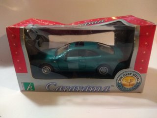 MERCEDES CLK 320 COUPÉ-Verde metaliz-1:43-Cararama