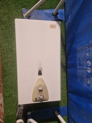 Termo de gas blanco