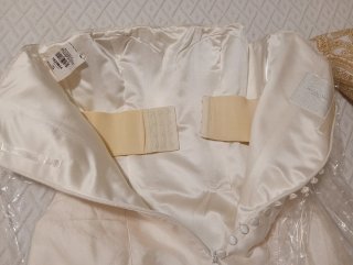 Vestido Pronovias Reflejo Mikado Seda T40
