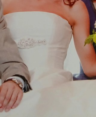 Vestido Pronovias Reflejo Mikado Seda T40