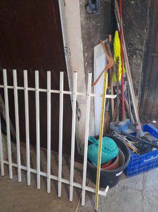 Rejas de aluminio blancas