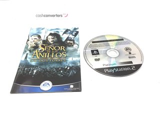 el senor de los anillos las dos torres ps2
