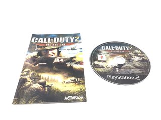 call of duty 2 big red one ps2