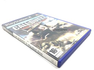 call of duty 2 big red one ps2