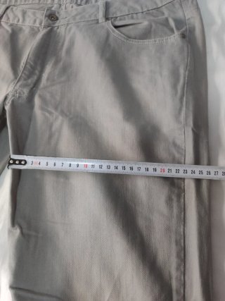 Pantalones de vestir grises talla XXL