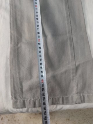 Pantalones de vestir grises talla XXL