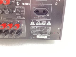 amplificador home cinema denon avr-1910