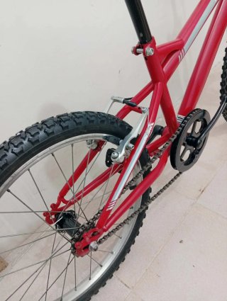 Bicicleta roja infantil Niño 20 pulgadas