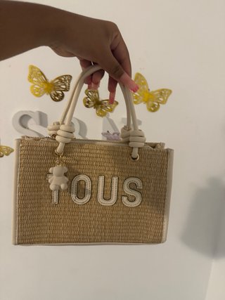 Bolso  Beige y Negro