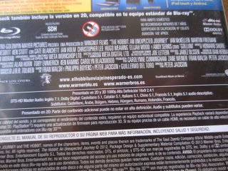 El Hobbit: Un Viaje Inesperado Blu-ray 3D