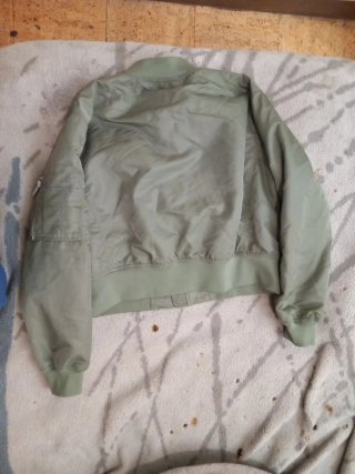 Chaqueta Bomber Verde Militar