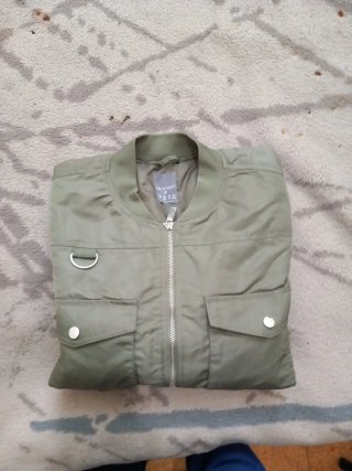 Chaqueta Bomber Verde Militar