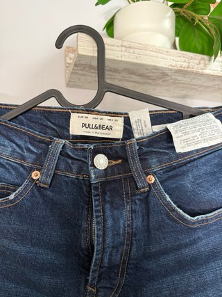 Pantalón vaquero Pull&Bear hombre azul